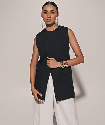 Black linen co ord set 5