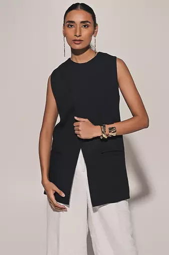 Black linen co ord set