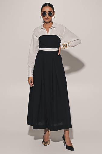 White linen co ord set