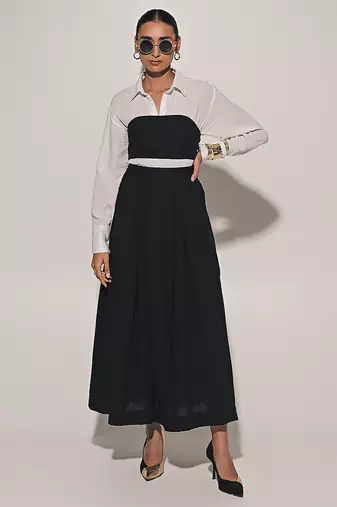 White linen co ord set