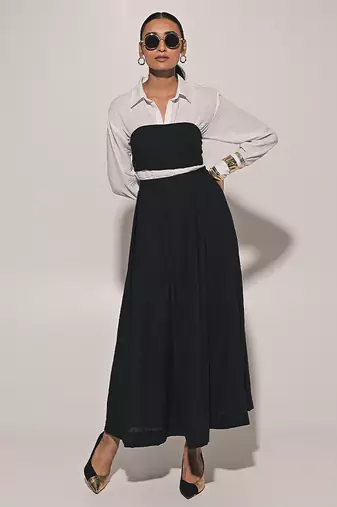 White linen co ord set
