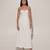 White linen dress