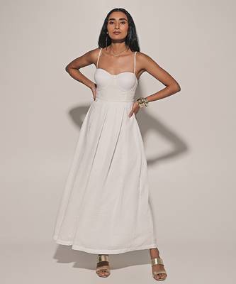 White linen dress 2