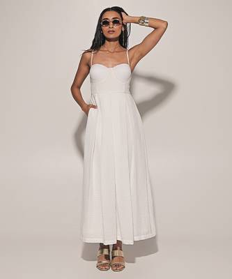 White linen dress 4
