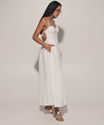 White linen dress 5