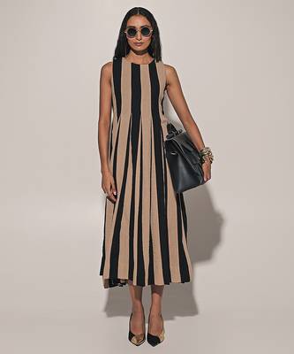 Beige linen dress 2