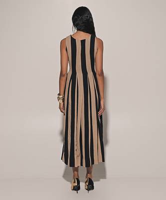 Beige linen dress 4