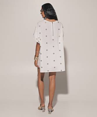 White embroidered linen co ord set 4