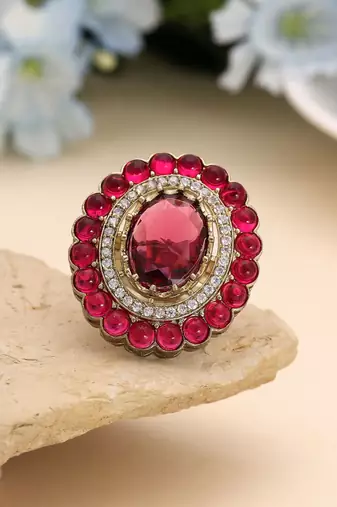 Rani color american diamond ring