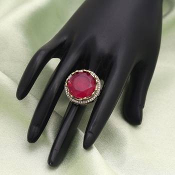 Rani color american diamond ring 2