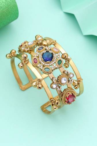 Multi color american diamond bracelet