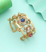 Multi color american diamond bracelet