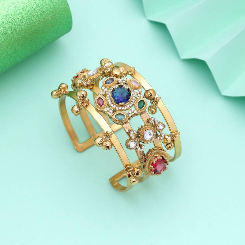 Multi color american diamond bracelet