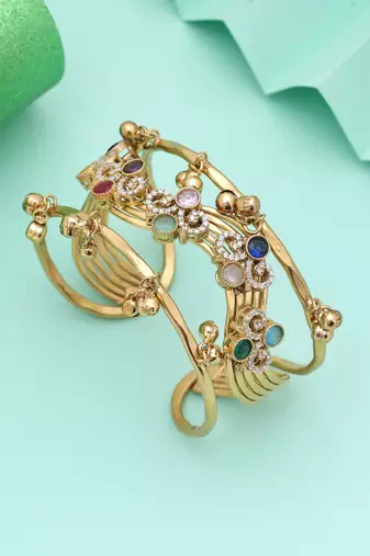 Multi color american diamond bracelet