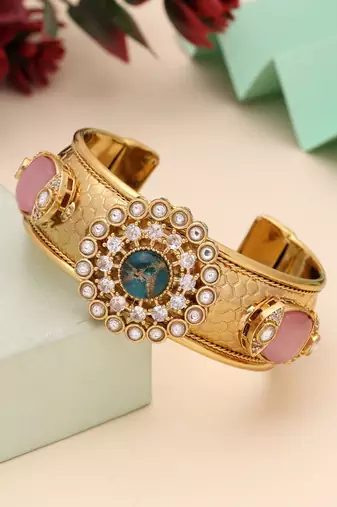 Multi color american diamond bracelet