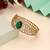 Green color american diamond bracelet