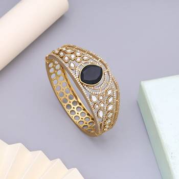 Black color american diamond bracelet 1