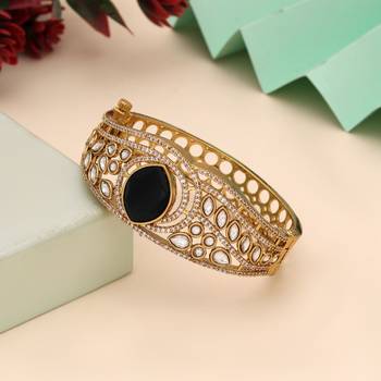 Black color american diamond bracelet 2