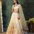Yellow Embroidered Raw Silk Lehenga Set