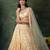 Yellow Embroidered Raw Silk Lehenga Set