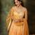 Yellow Embroidered Organza Lehenga Set