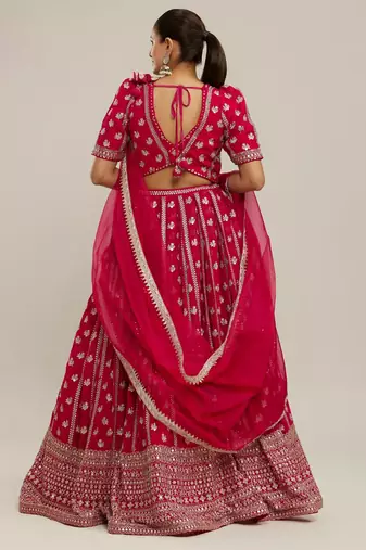 PINK RADIANCE GEORGETTE LEHENGA CHOLI