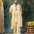 Yellow Embroidered Silk Kurta Set