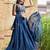 BLUE RADIANCE FAUX GEORGETTE LEHENGA CHOLI