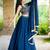 BLUE RADIANCE FAUX GEORGETTE LEHENGA CHOLI
