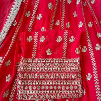 PINK RADIANCE GEORGETTE LEHENGA CHOLI 6