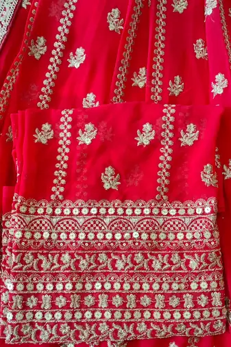 PINK RADIANCE GEORGETTE LEHENGA CHOLI
