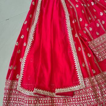 PINK RADIANCE GEORGETTE LEHENGA CHOLI 7