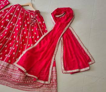 PINK RADIANCE GEORGETTE LEHENGA CHOLI 8