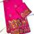Rani Pink Color Zari Weaving Work Pashmina Silk Blend Saree