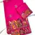 Rani Pink Color Zari Weaving Work Pashmina Silk Blend Saree