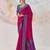 Elegant silk-blend saree for festive & party wear