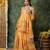 Yellow embroidered georgette sharara set
