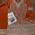 Orange pure geogette full stitched suit free size 