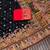 Black Color Kashmiri Thread Woven Work Pashmina Silk  Saree