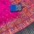 Rani Pink Color Kashmiri Thread Woven Work Pashmina Silk Blend  Saree