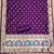 Purple soft banarasi silk pure zari woven design dress material