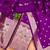 Purple soft banarasi silk pure zari woven design dress material