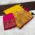 Yellow Color Kashmiri Thread Woven Work Pashmina Silk Blend  Saree