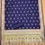 Navy blue soft banarasi silk pure zari woven design dress material