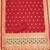 Red soft banarasi silk pure zari woven design dress material