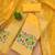 Yellow soft banarasi silk pure zari woven design dress material