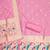 Baby pink soft banarasi silk pure zari woven design dress material