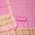 Baby pink soft banarasi silk pure zari woven design dress material