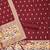 Maroon soft banarasi silk pure zari woven design dress material