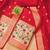 Red soft banarasi silk pure zari woven design dress material